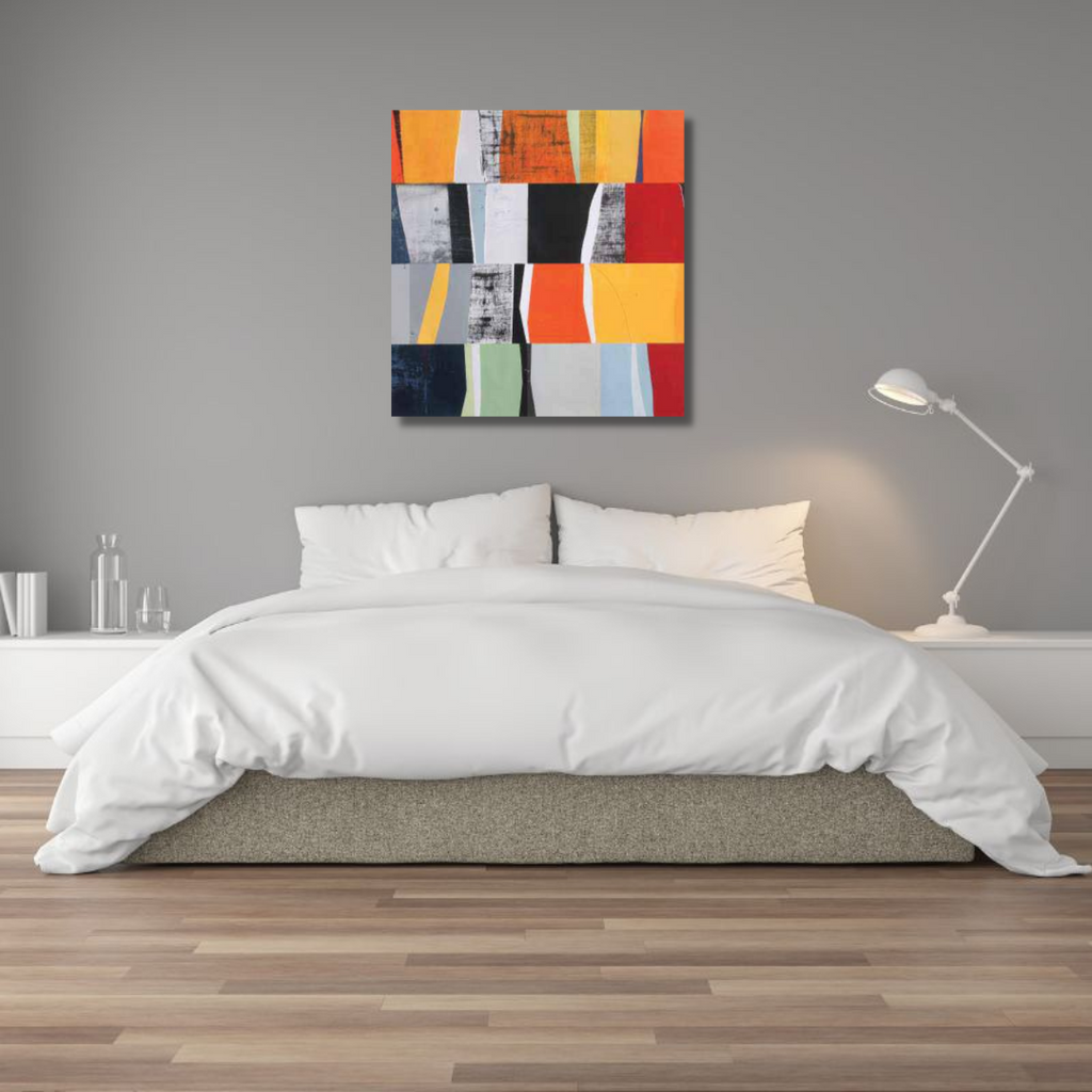 Wall Abstract Framed Canvas
