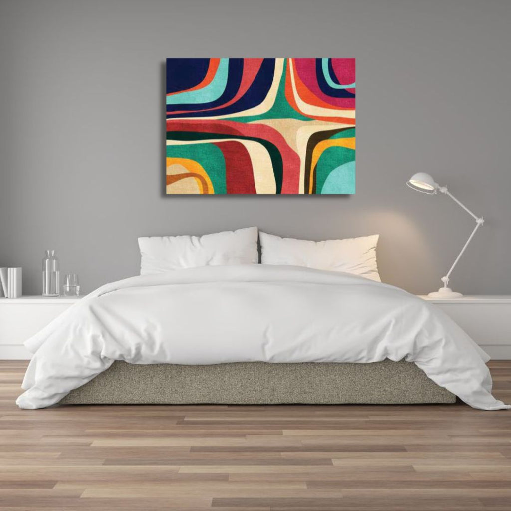 Wall Abstract Framed Canvas