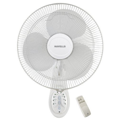 Havells Platina with Remote - 400mm Wall Fan (White)