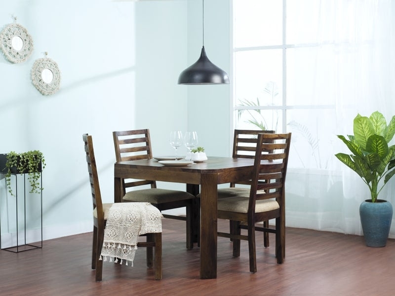 Alexa 4 Seater Dining Table Package