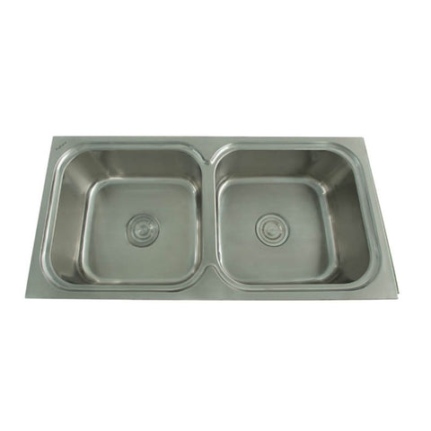 Futura DURA 37"X18"X8" Double Bowl  Kitchen Sink